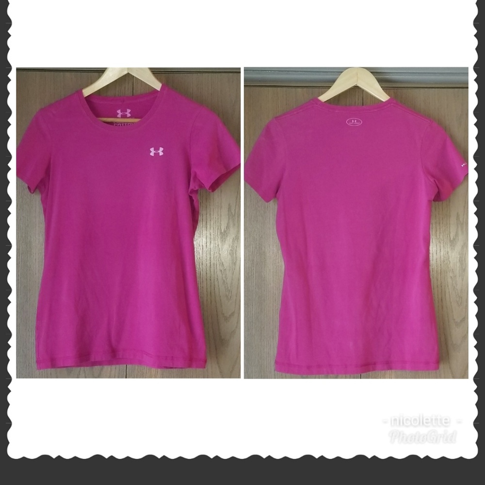 Under Armour pink t-shirt